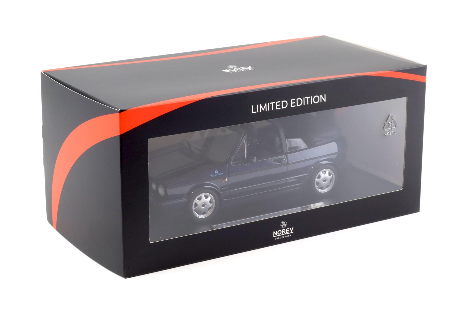 1:18 Norev VW Golf 1 Cabriolet Etienne Aigner 1990 Midnight blue metallic - Limited 750 pcs.