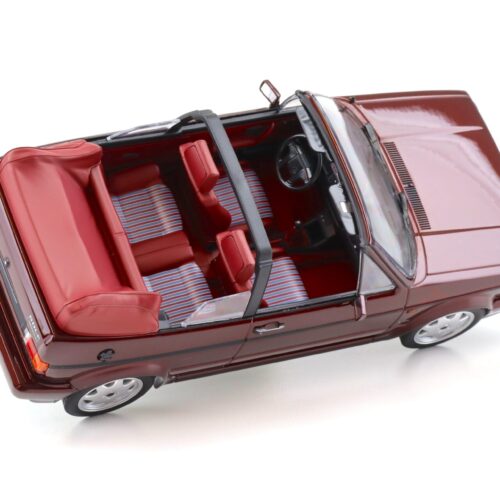 1:18 Norev VW Golf 1 Cabriolet Etienne Aigner 1990 Bordeaux red metallic - Limited 750 pcs.