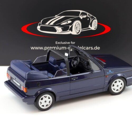 1:18 Norev VW Golf 1 Cabriolet Etienne Aigner 1990 Midnight blue metallic - Limited 750 pcs.