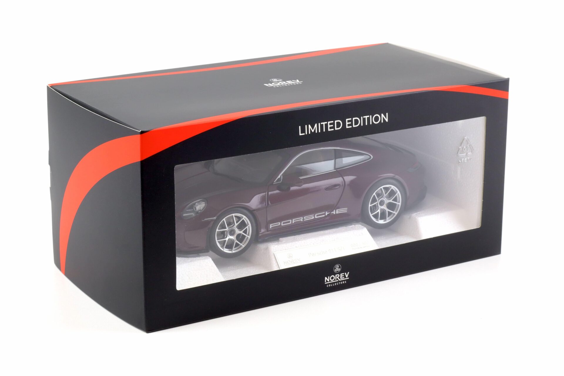 1:18 Norev Porsche 911 992 S/T Heritage Package Amethyst metallic - Limited 500 pcs.