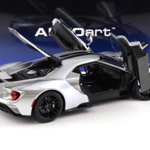 1:12 AUTOart Ford GT 2017 ingot silver/ black stripes 12108