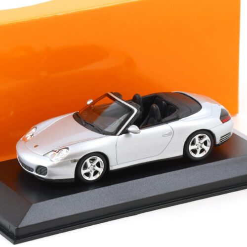1:43 Minichamps Maxichamps Porsche 911 996 Carrera 4S Cabriolet 2003 silver metallic