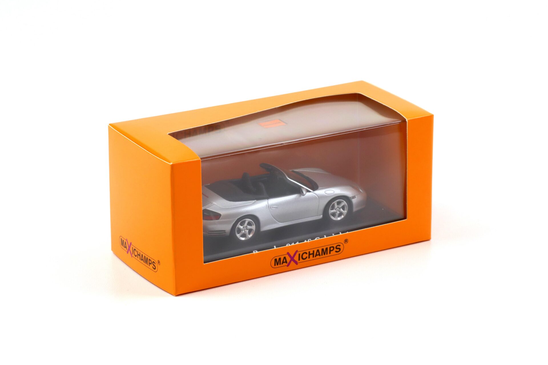 1:43 Minichamps Maxichamps Porsche 911 996 Carrera 4S Cabriolet 2003 silver metallic