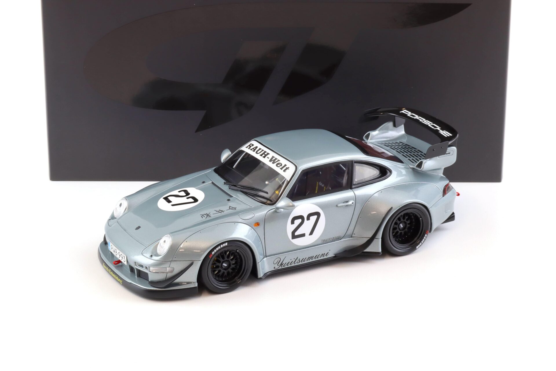 1:18 GT Spirit GT522 Porsche 911 993 RWB RAUH-Welt Yuiitsumuni silver 2024