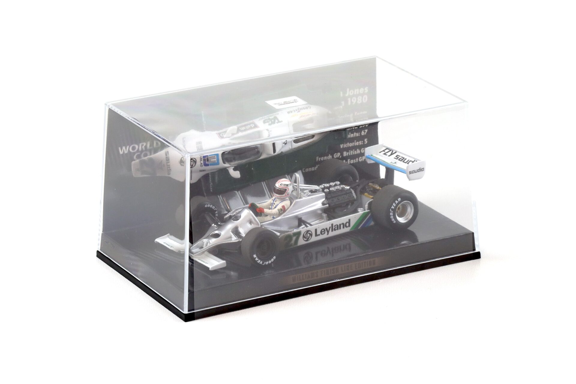 1:43 Minichamps F1 Williams Ford FW 07B Alan Jones World Champion 1980 Dirty Version