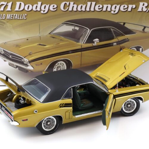 1:18 ACME 1971 Dodge Challenger R/T Coupe GY8 gold metallic/ black roof