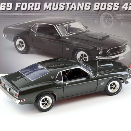 1:18 ACME 1969 Ford Mustang Boss 429 Coupe black Jade/ dark green
