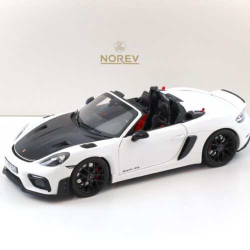 1:18 Norev ASIA Exclusive Porsche 718 Spyder RS Weissach Package white/ black