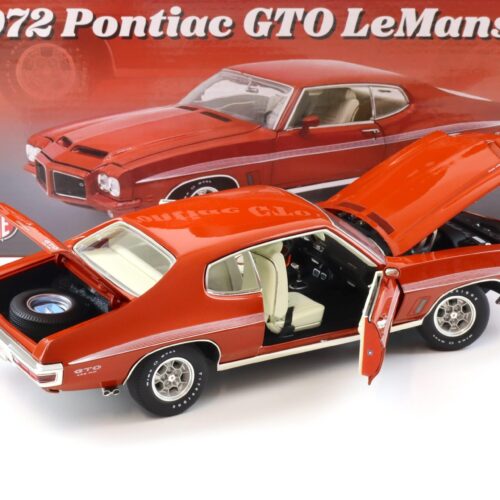 1:18 ACME 1972 Pontiac GTO LeMans Ram Air Coupe Sundance Orange
