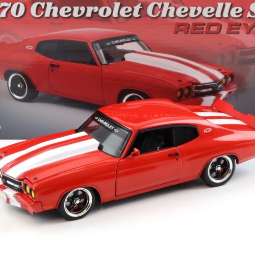 1:18 ACME 1970 Chevrolet Chevelle SS RED EYE Coupe red/ white stripes