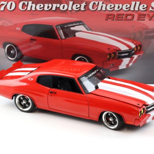 1:18 ACME 1970 Chevrolet Chevelle SS RED EYE Coupe red/ white stripes