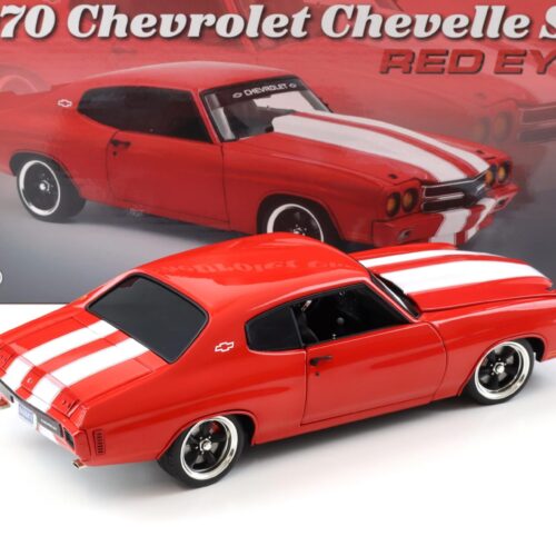 1:18 ACME 1970 Chevrolet Chevelle SS RED EYE Coupe red/ white stripes