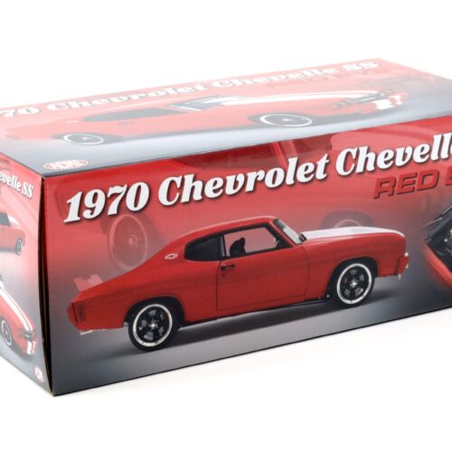1:18 ACME 1970 Chevrolet Chevelle SS RED EYE Coupe red/ white stripes