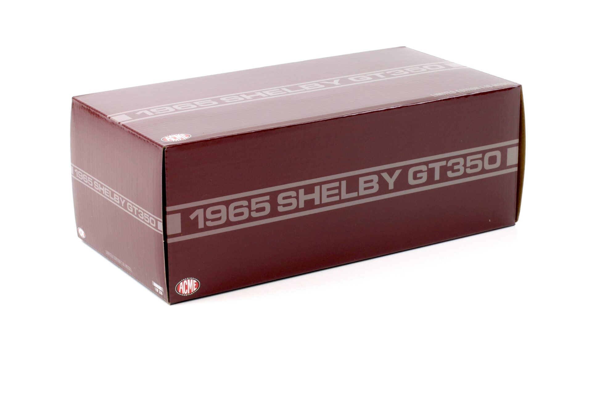 1:18 ACME 1965 Shelby GT350R Pro Touring Coupe red metallic/ grey