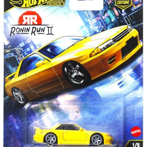 1:64 Hot Wheels Premium 2025 Ronin Run 2 - JBK88 Nissan Skyline GT-R R32 Pandem yellow
