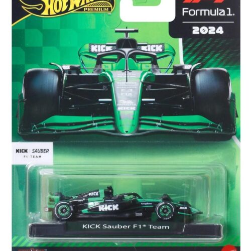 1:64 Hot Wheels Premium Formula 1 F1 2024 KICK Sauber F1 Team #77