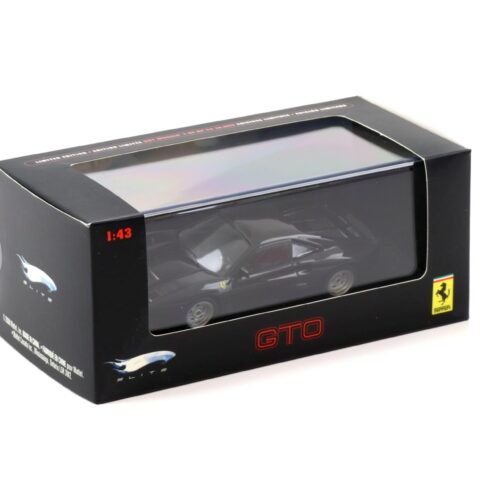 1:43 Hot Wheels Elite Ferrari 288 GTO Coupe black 1984