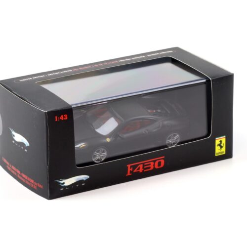 1:43 Hot Wheels Elite Ferrari F430 Coupe 2004 matt black