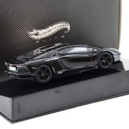 1:43 Hot Wheels Elite Lamborghini Aventador LP700-4 Coupe black