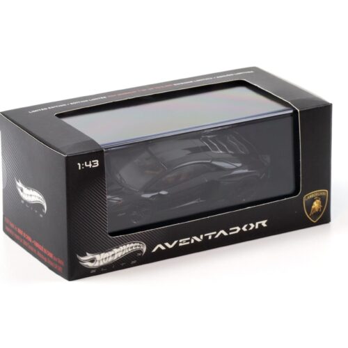 1:43 Hot Wheels Elite Lamborghini Aventador LP700-4 Coupe black