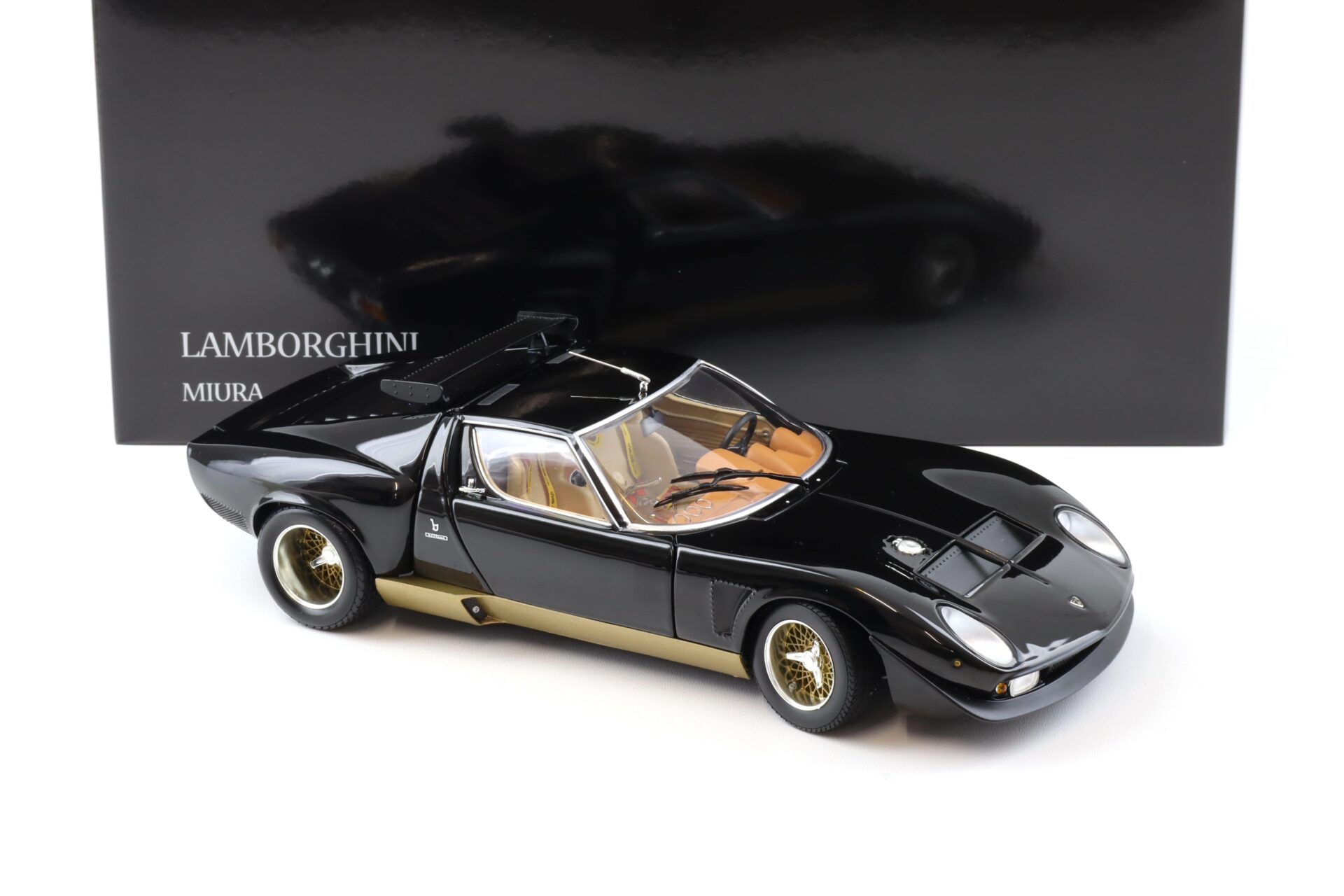 1:18 Kyosho Lamborghini Miura SVR black/ gold 08319BKG