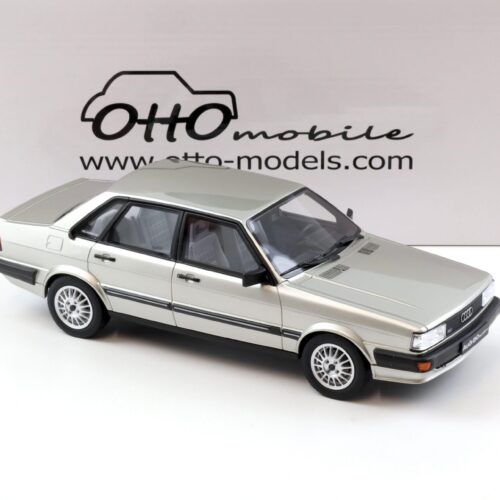 1:18 OTTO mobile OT940 Audi 80 (B2) Quattro Limousine 1983 Zermatt silver