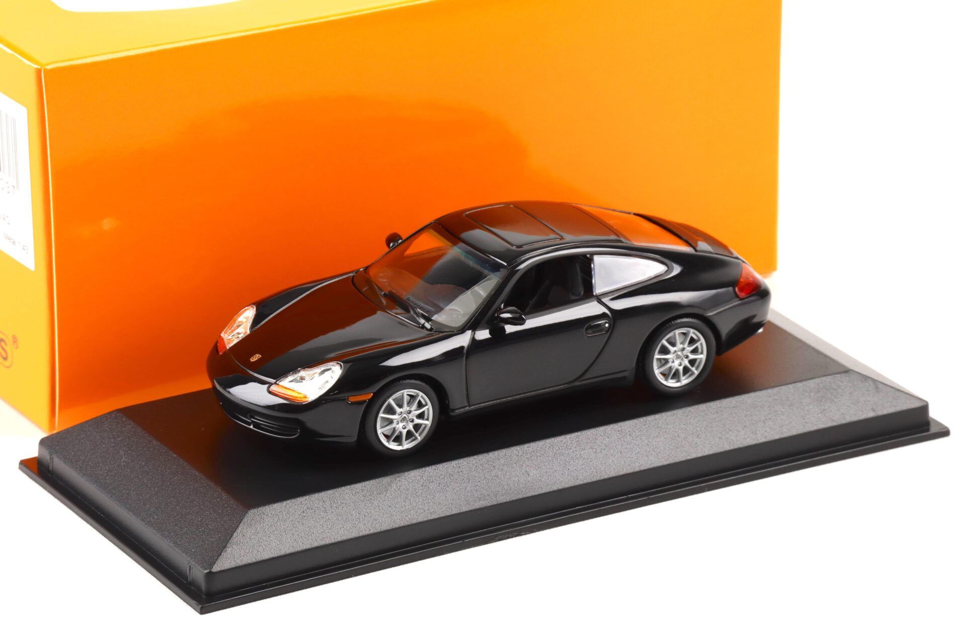 1:43 Minichamps Maxichamps Porsche 911 996 Carrera Coupe 1998 black metallic