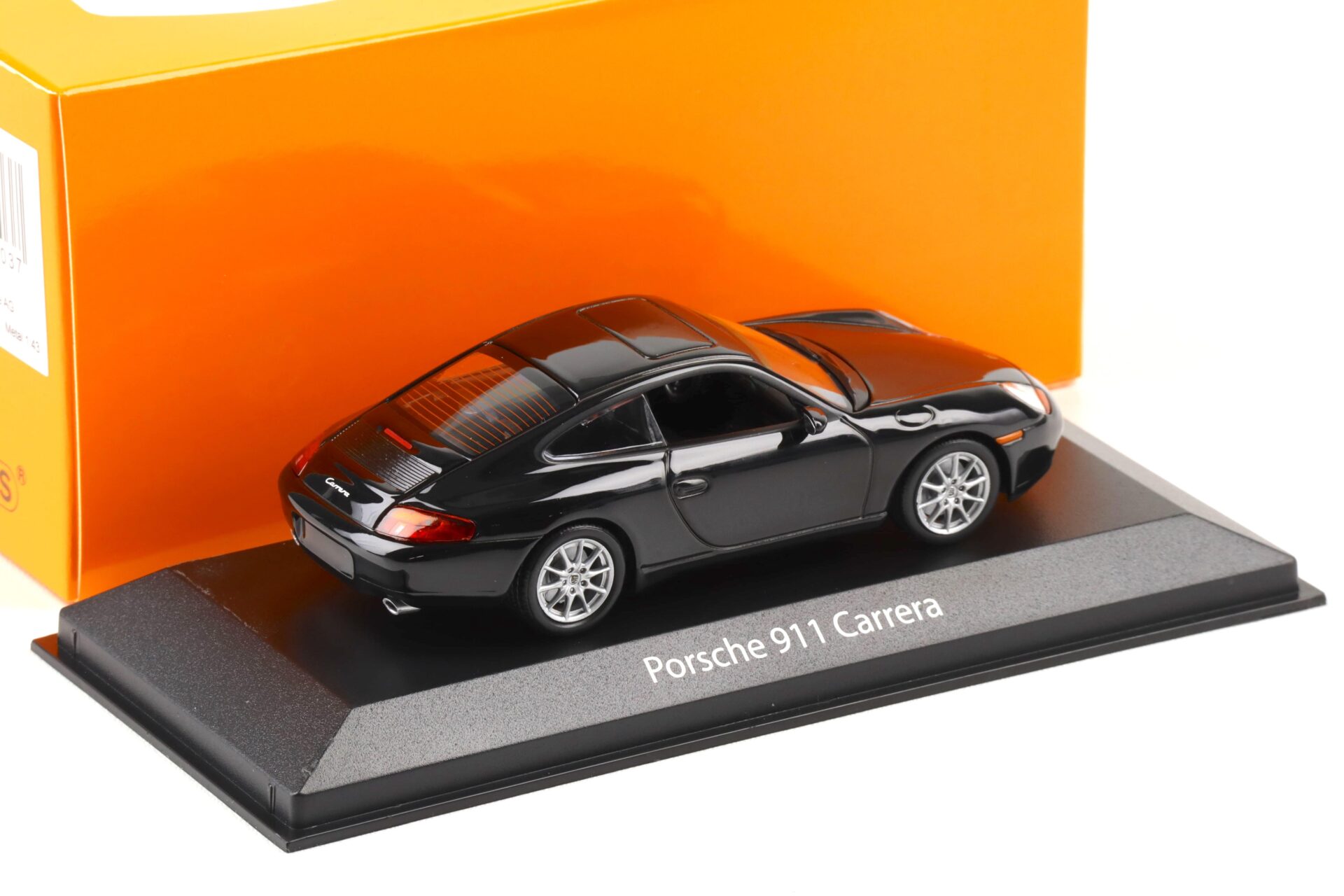 1:43 Minichamps Maxichamps Porsche 911 996 Carrera Coupe 1998 black metallic