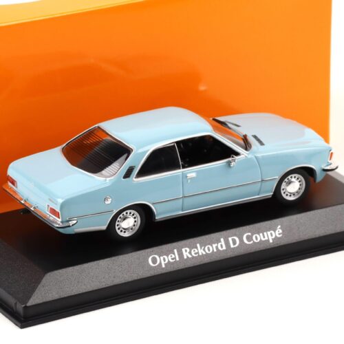 1:43 Minichamps Maxichamps Opel Rekord D Coupe 1975 light blue