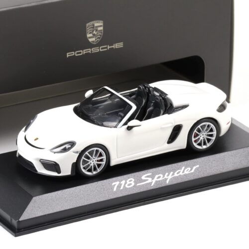 1:43 Minichamps Porsche 718 Boxster Spyder 2019 Carrera white WAP DEALER