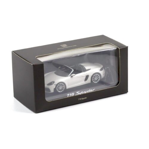 1:43 Minichamps Porsche 718 Boxster Spyder 2019 Carrera white WAP DEALER