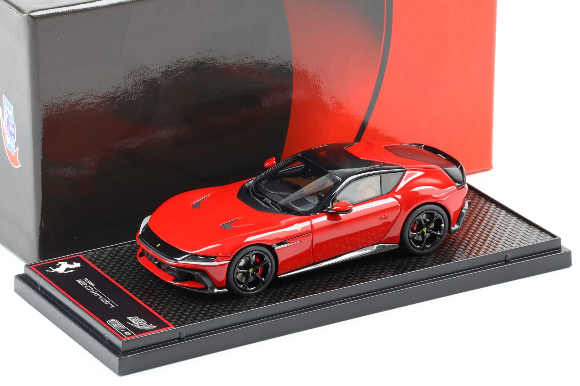 1:43 BBR Ferrari 12Cilindri Coupe Panoramic roof Rosso Corsa red - Limited 48 pcs.