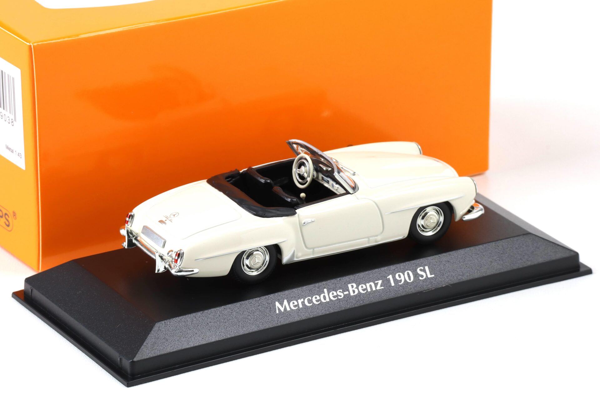 1:43 Minichamps Maxichamps Mercedes 190 SL Cabriolet 1955 white