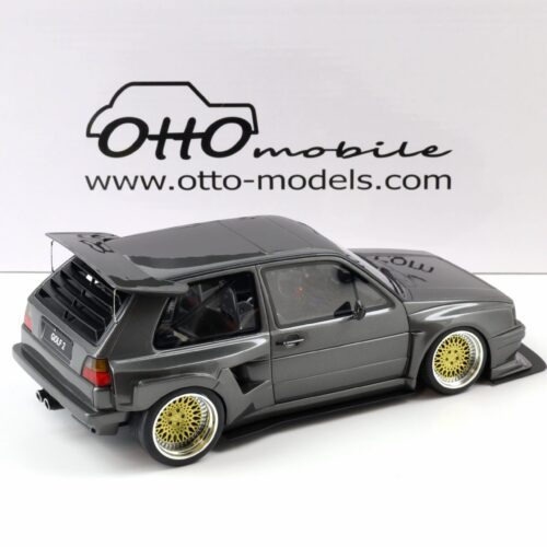 1:18 OTTO mobile OT476 VW Golf II 2 GTI by Kyzyl Saleem Ascot grey metallic 2021