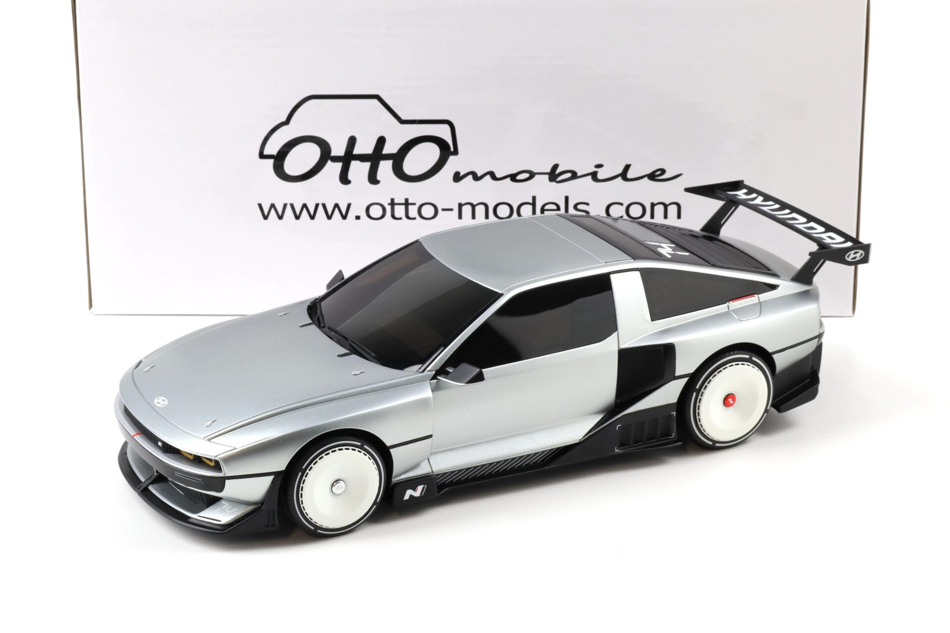 1:18 OTTO mobile OT493 Hyundai N Vision 74 Matte Aluminium 2022