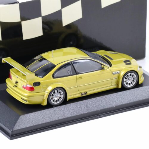 1:43 Minichamps BMW M3 E46 GTR Street Coupe 2001 Phoenix yellow