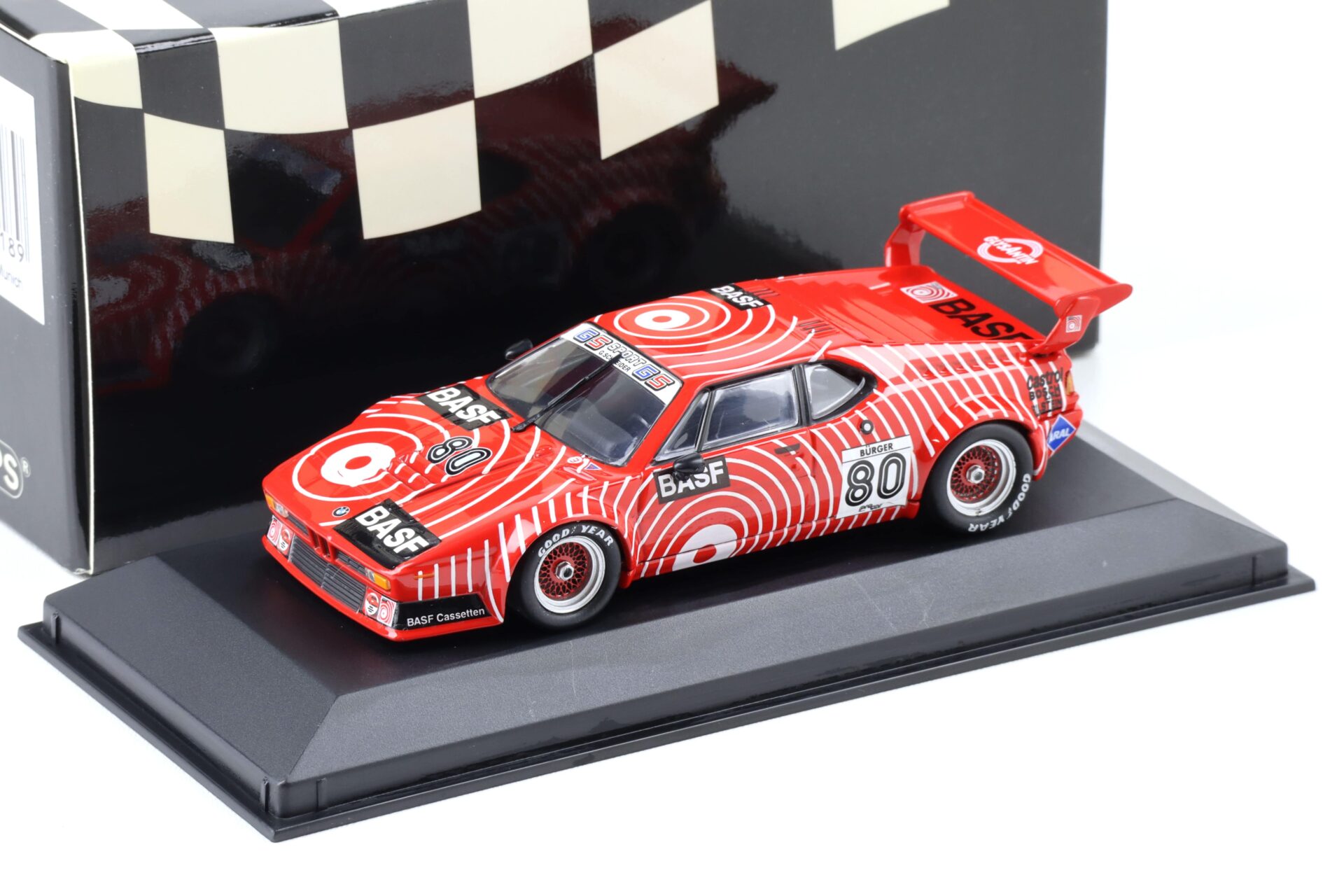 1:43 Minichamps BMW M1 BASF #80 H.-G.Bürger