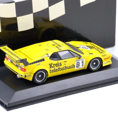1:43 Minichamps BMW M1 Procar Kreistelefonbuch #81 M.Winkelhock 1979