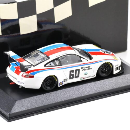 1:43 Minichamps Porsche 911 996 GT3 RS 2004 Barber Park 250 Brunos #60 Franchitti