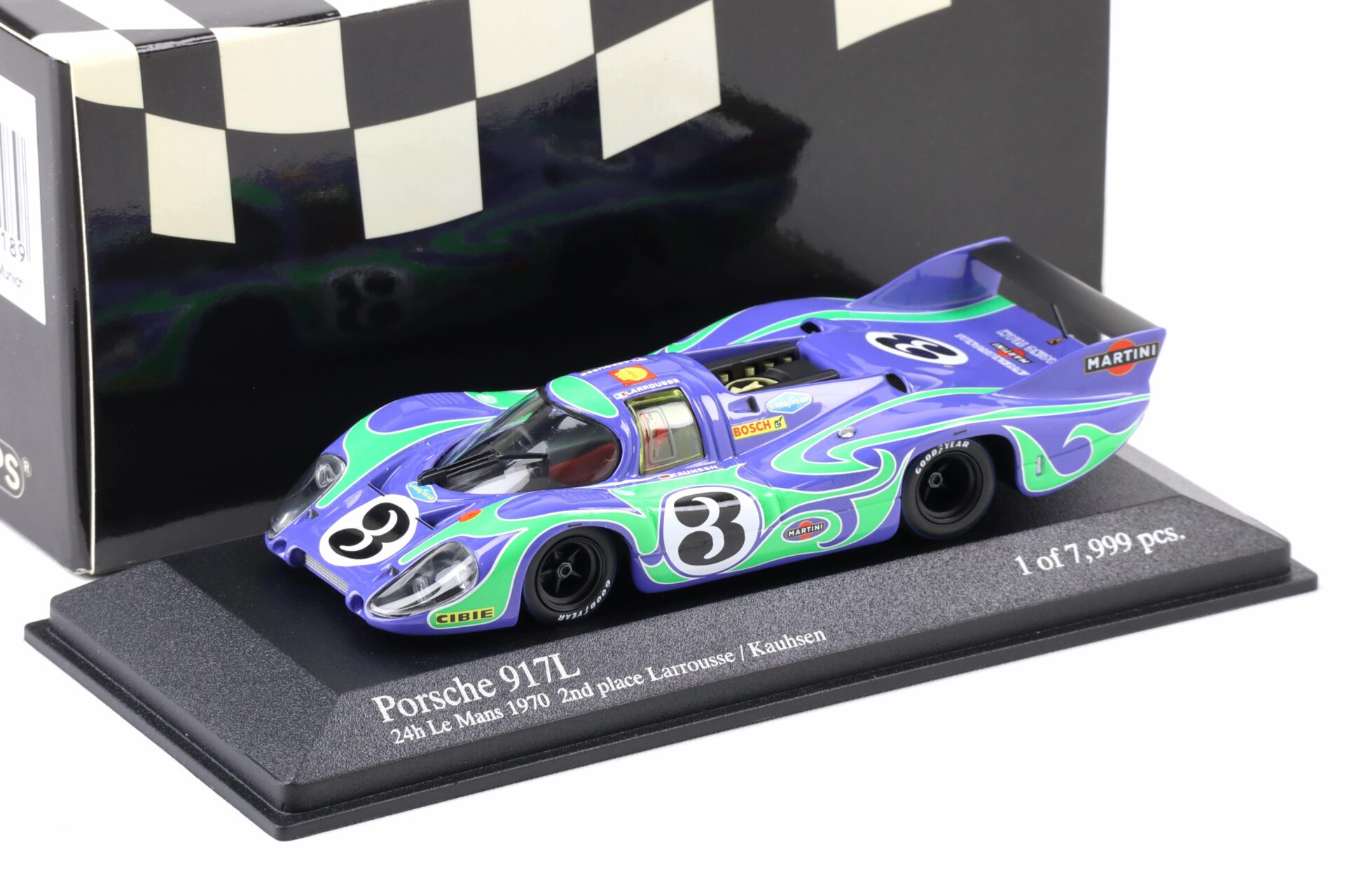 1:43 Minichamps Porsche 917L 24h Le Mans 1970 Hippie #3 Larousse / Kauhsen
