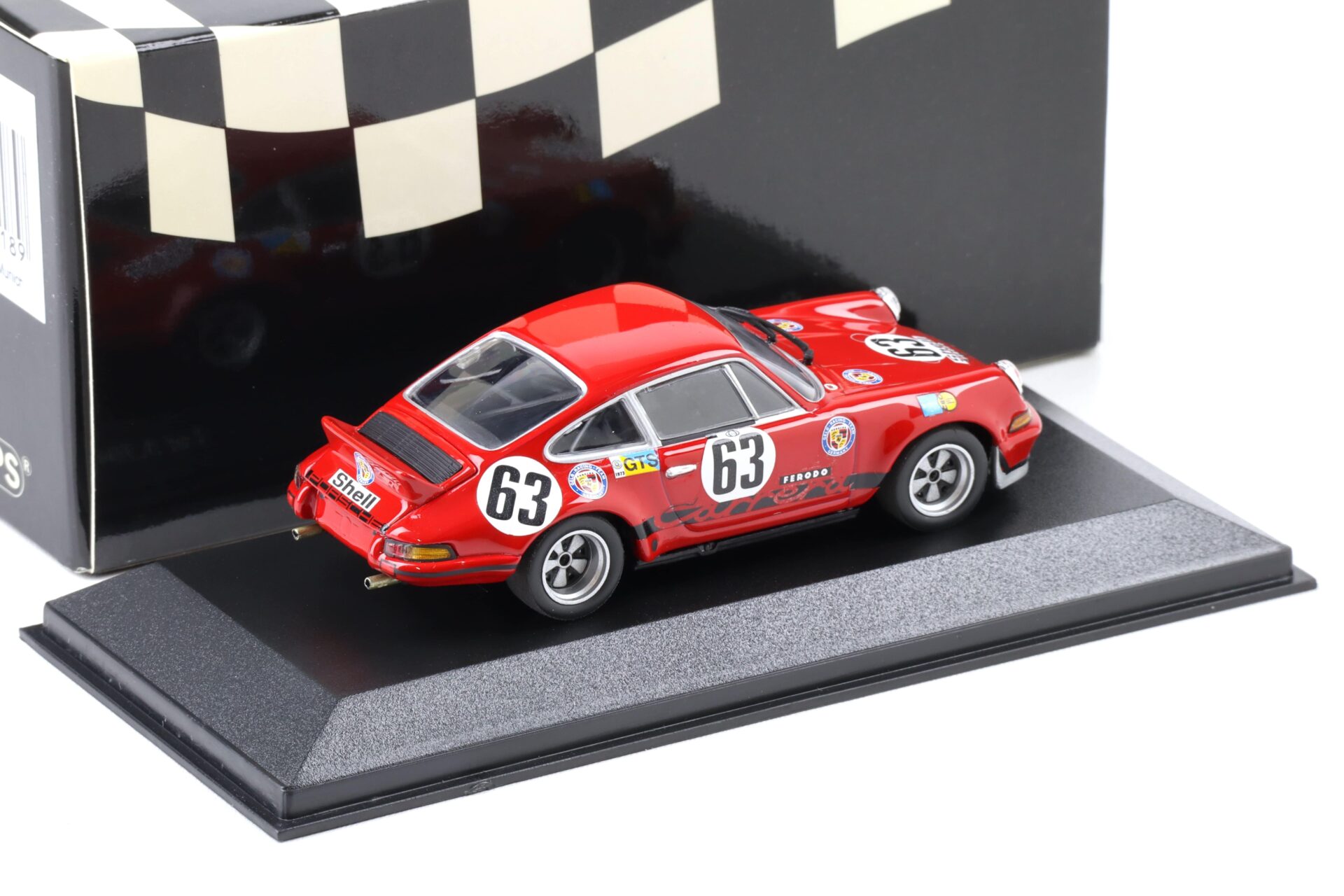1:43 Minichamps Porsche 911 Carrera RSR 2.8 Le Mans 24h 1973 #63 Loos/ Barth