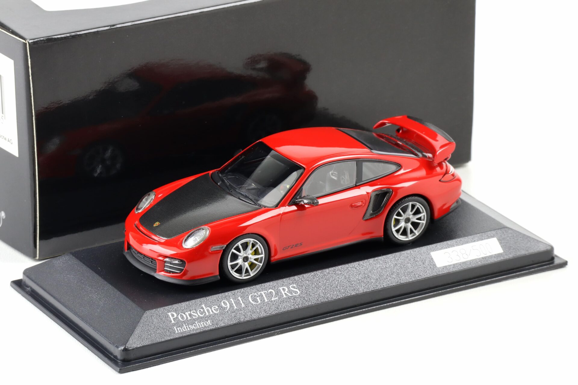 1:43 Minichamps Porsche 911 997.2 GT2 RS Coupe 2010 Irisch red