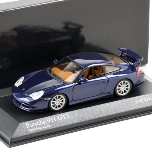 1:43 Minichamps Porsche 911 996 GT3 Coupe Lapis blue metallic 2003