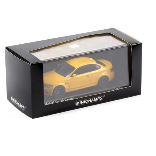 1:43 Minichamps BMW 1er 1 Series M Coupe 2011 Atacama yellow