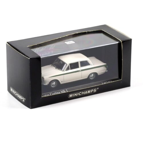 1:43 Minichamps Lotus Cortina MK 1 Ermine white/ Sherwood green 1963