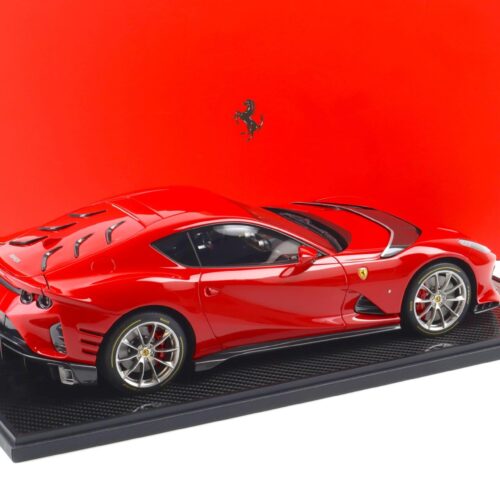 1:12 BBR Ferrari 812 Competizione Rosso Corsa 322 red/ silver details - Limited 100 pcs.