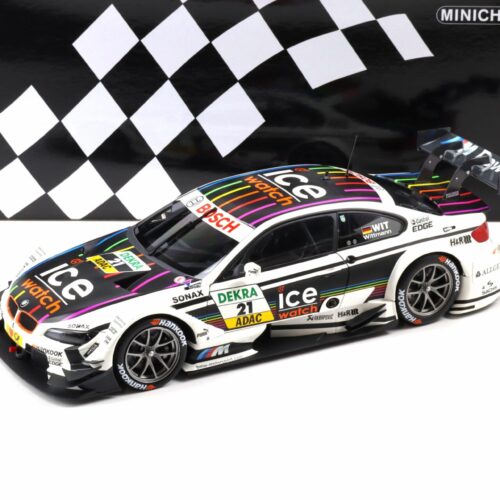 1:18 Minichamps BMW M3 E92 DTM Team MTEK #21 Ice Watch Wittmann 2013