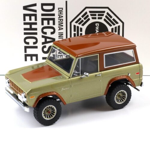 1:18 Greenlight 1970 Ford Bronco green/ brown TV Series LOST