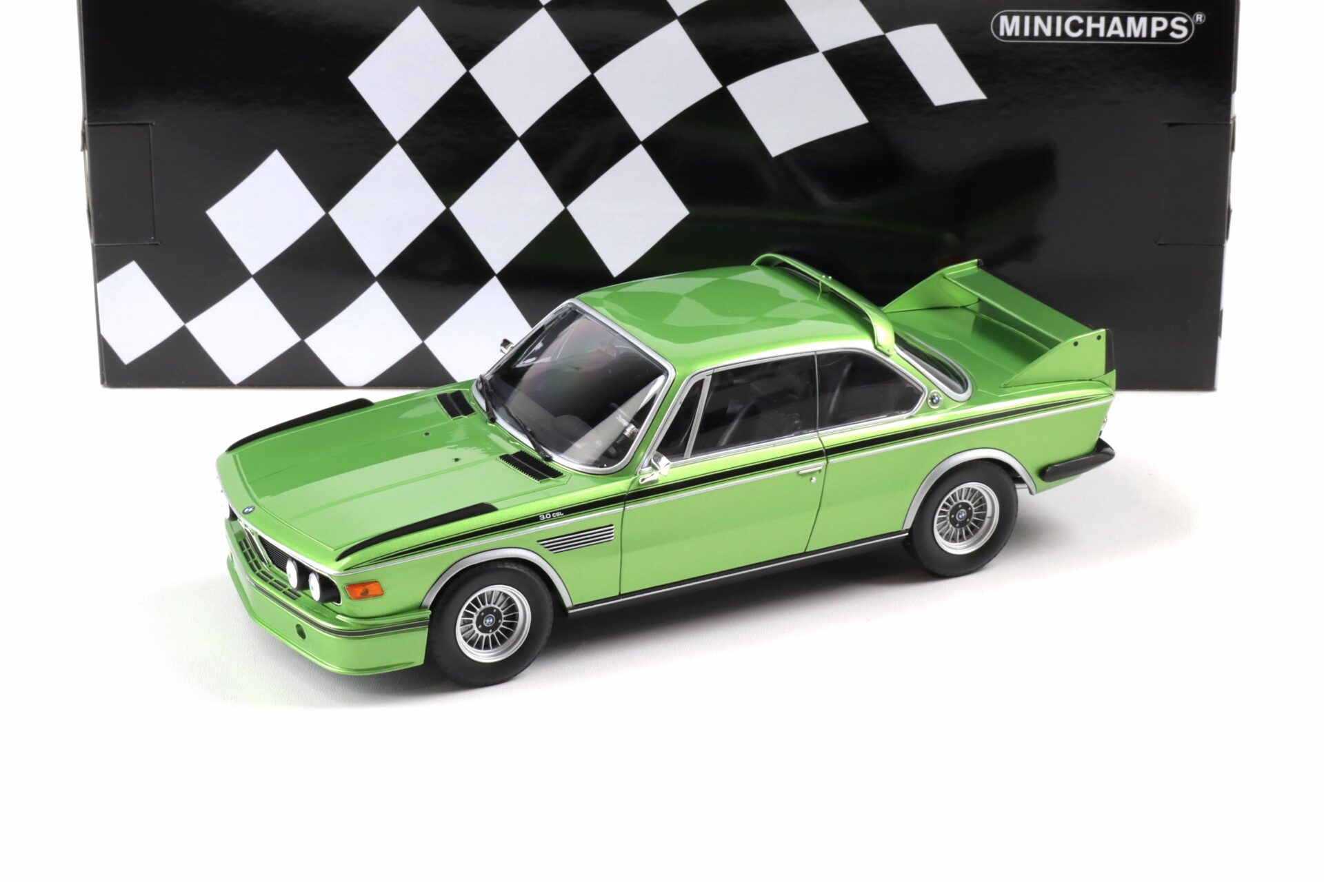 1:18 Minichamps BMW 3.0 CSL Coupe E9 green metallic 1973