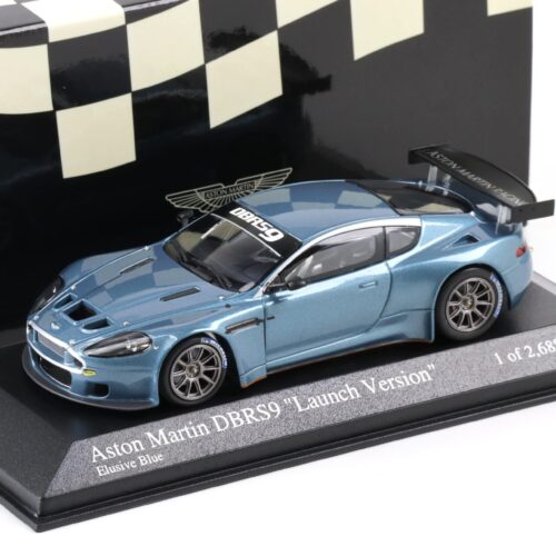 1:43 Minichamps Aston Martin DBRS9 Launch Version 2006 Elusive blue